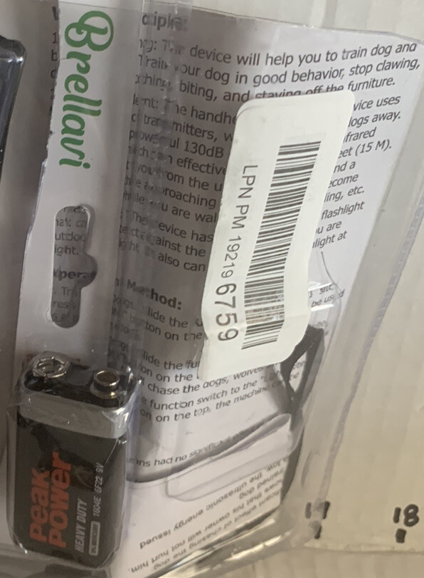 Ultrasonic Bark Training Device