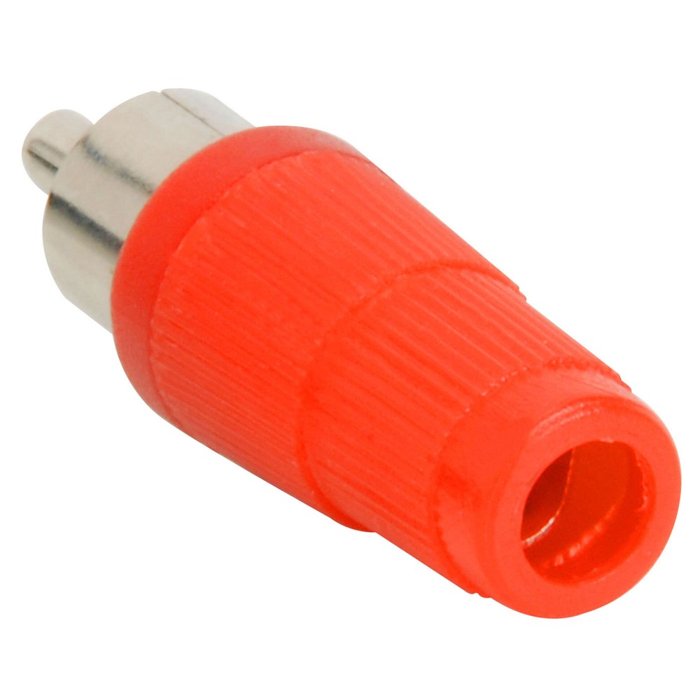RCA Plug Red Plastic