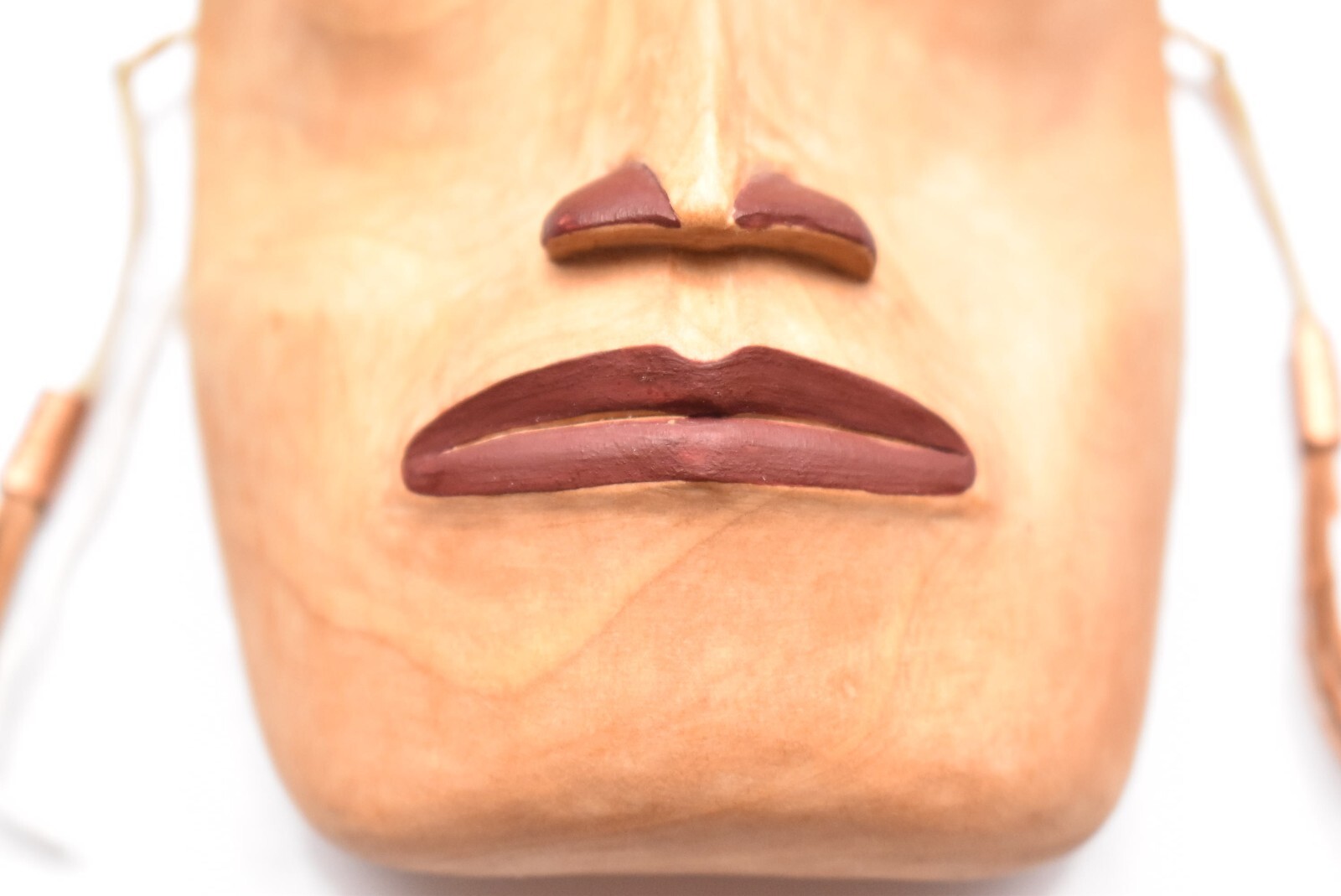 SMALL TLINGIT CARVED & PAINTED WOOD MASK TSIMSHIAN TRIBAL NORTHWEST COAST-