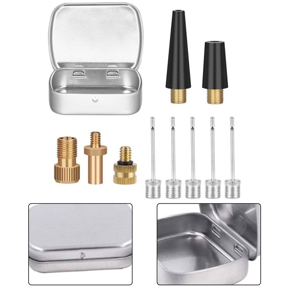 Bicycle Valve Adapter Pack 10pcs Compatible with Various Inflatable Valves
