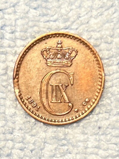 Denmark - 1 Ore 1891