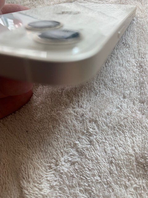 Apple iPhone 13 rear housing back glass chasis white (A )
