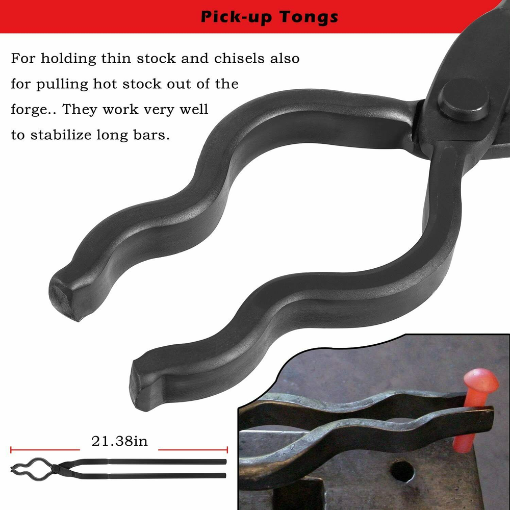 Blacksmith Tongs Set Expert Replacement Tongs / Blacksmith Starter Tool Hook Jig