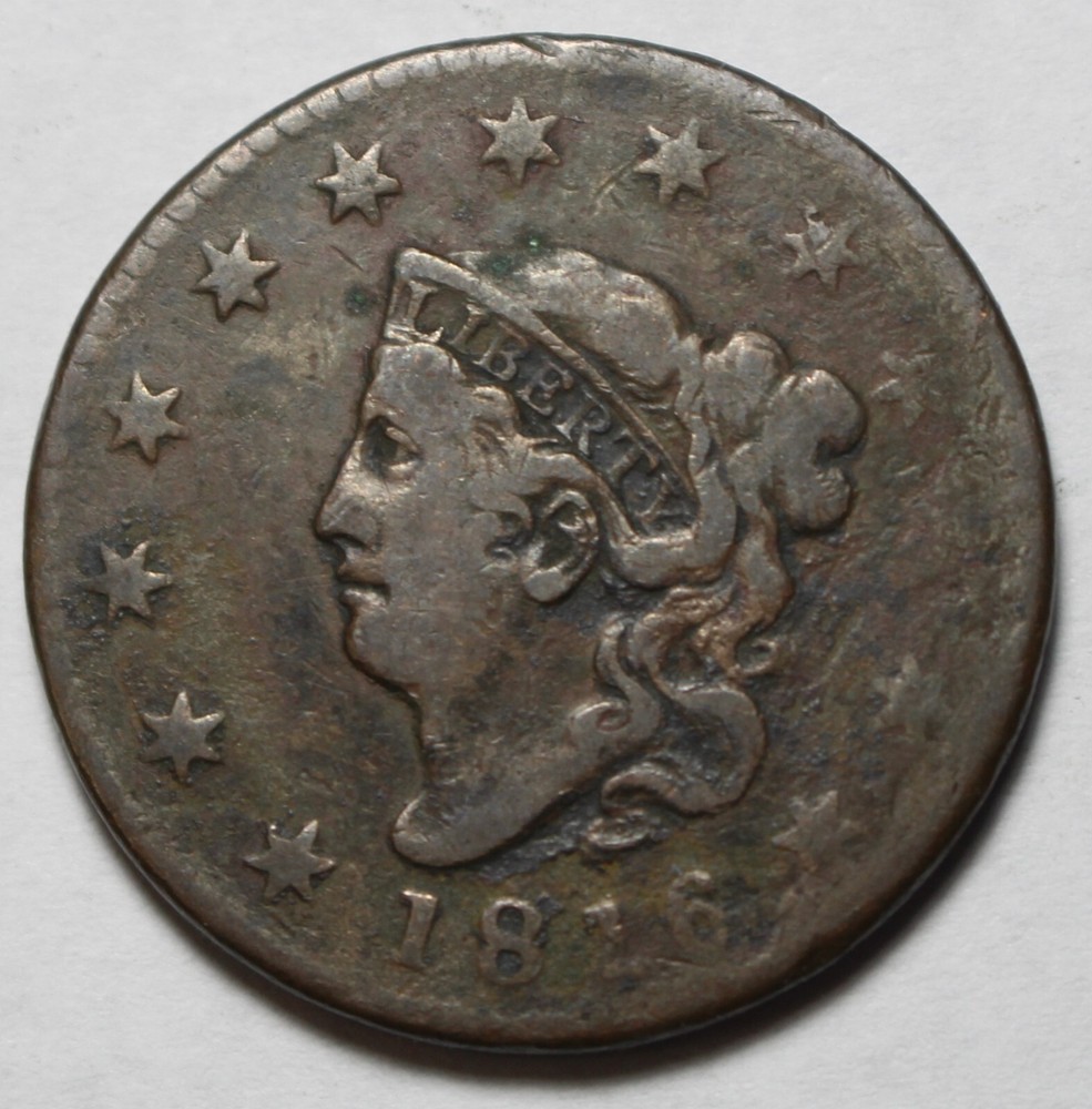 1816 Large Cent DU917