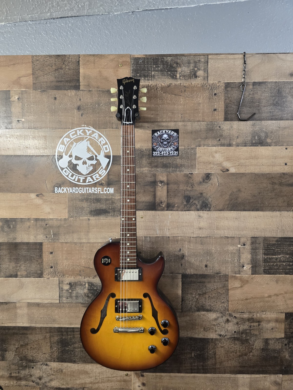 2016 Gibson ES Les Paul Semi-Hollow Vintage Sunburst W/ Ohsc. 6.2 Lb