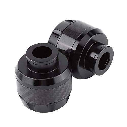 Front Fork Frame Sliders, Pair of Carbon Fiber Motorcycle Front Fork Black
