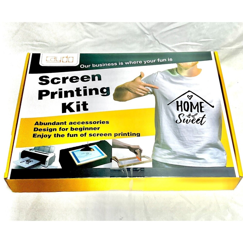 Screen Printing Starter Beginner Kit With Machine and Everything You Need