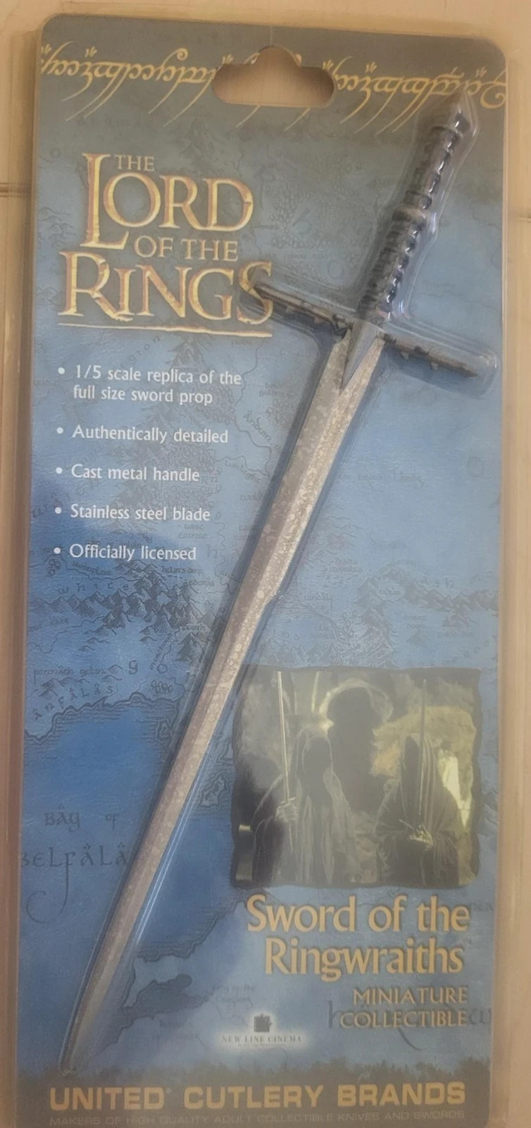 Rare UC1278DNMC United Cutlery The Lord of the Rings Ringwraith 1/5 Replica