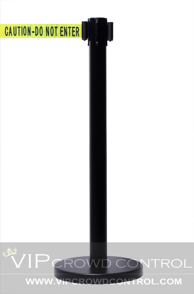 Retractable Stanchion by VIP Crowd Control, 6 posts + sign frame + wall bracket