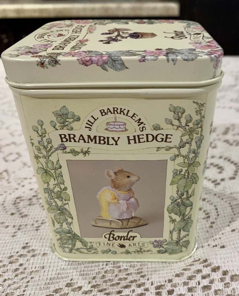Brambly Hedge Metal Tin Canister-empty