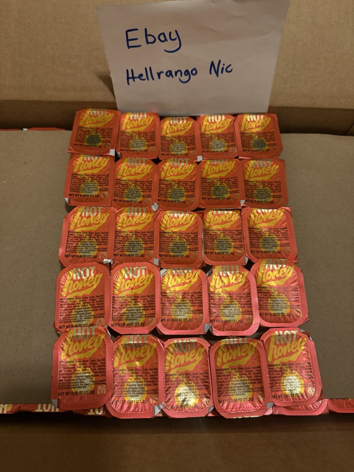McDonald’s Hot Honey Dipping Sauce (25 Count) *Limited Time Available*