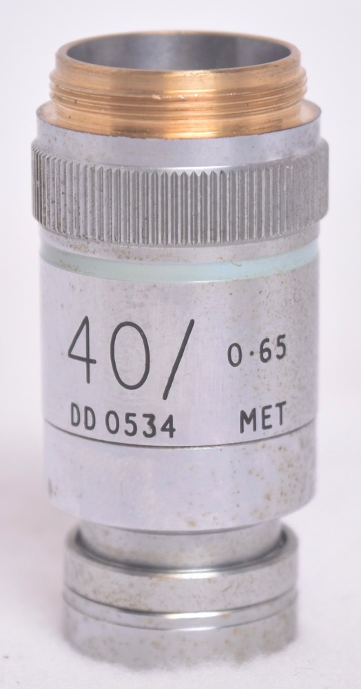 Vickers Microplan Objective Optics Microscope Lens 40/0-65 DD0534