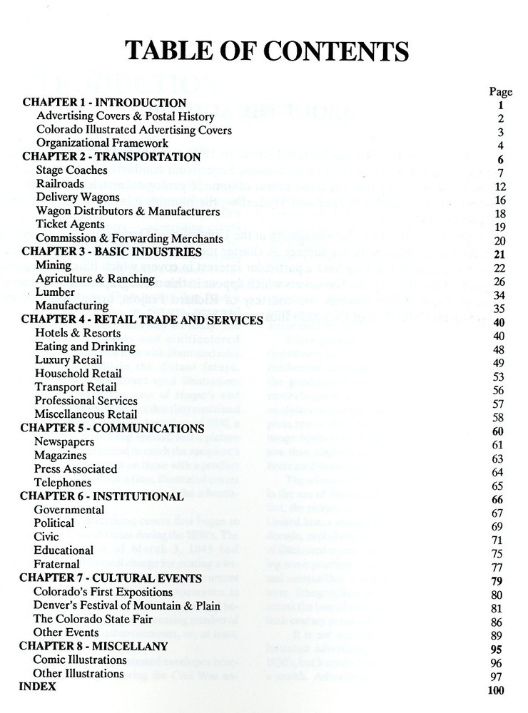 Colorado Illustrated Covers -- Envelope Postal History