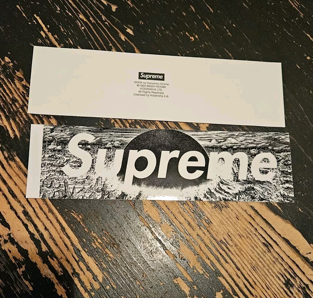 SUPREME AKIRA BOX LOGO STICKER NEO - TOKYO FW17 + FREE SURPRISE