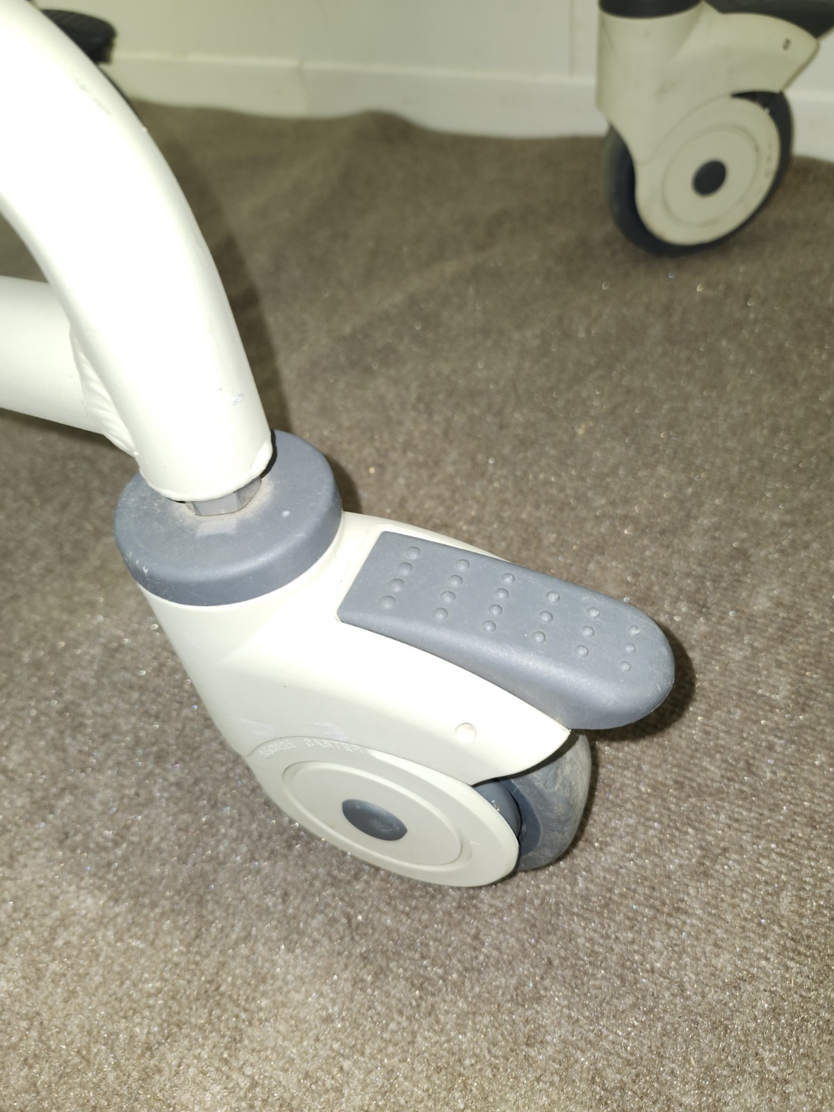 ShowerBuddy New SB2 Rolling Chair Base With Footrest And Locking Casters
