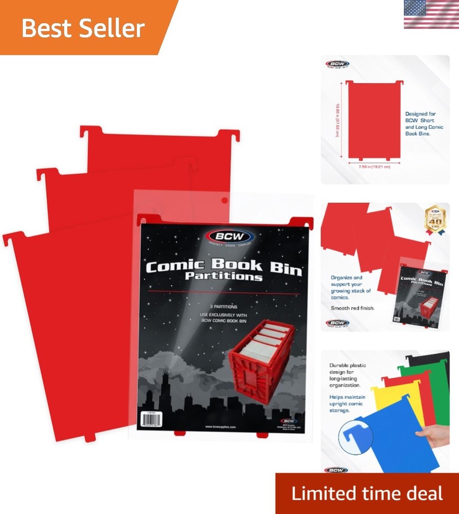 Comic Book Bin Partitions