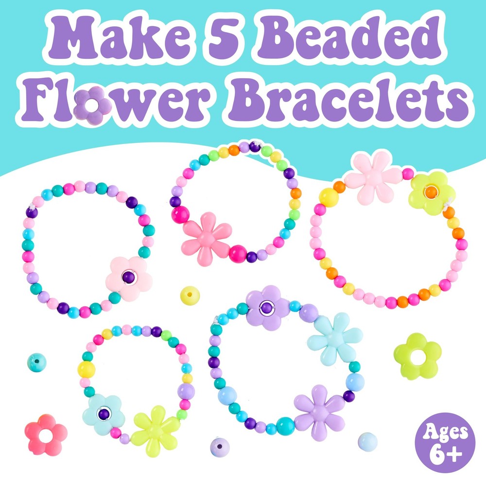 Creativity for Kids Beaded Flower Bracelets, Bracelets
