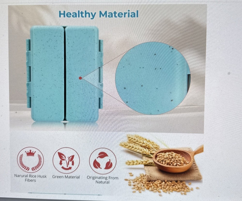 Zentiky Small Pill Organizer With Labels