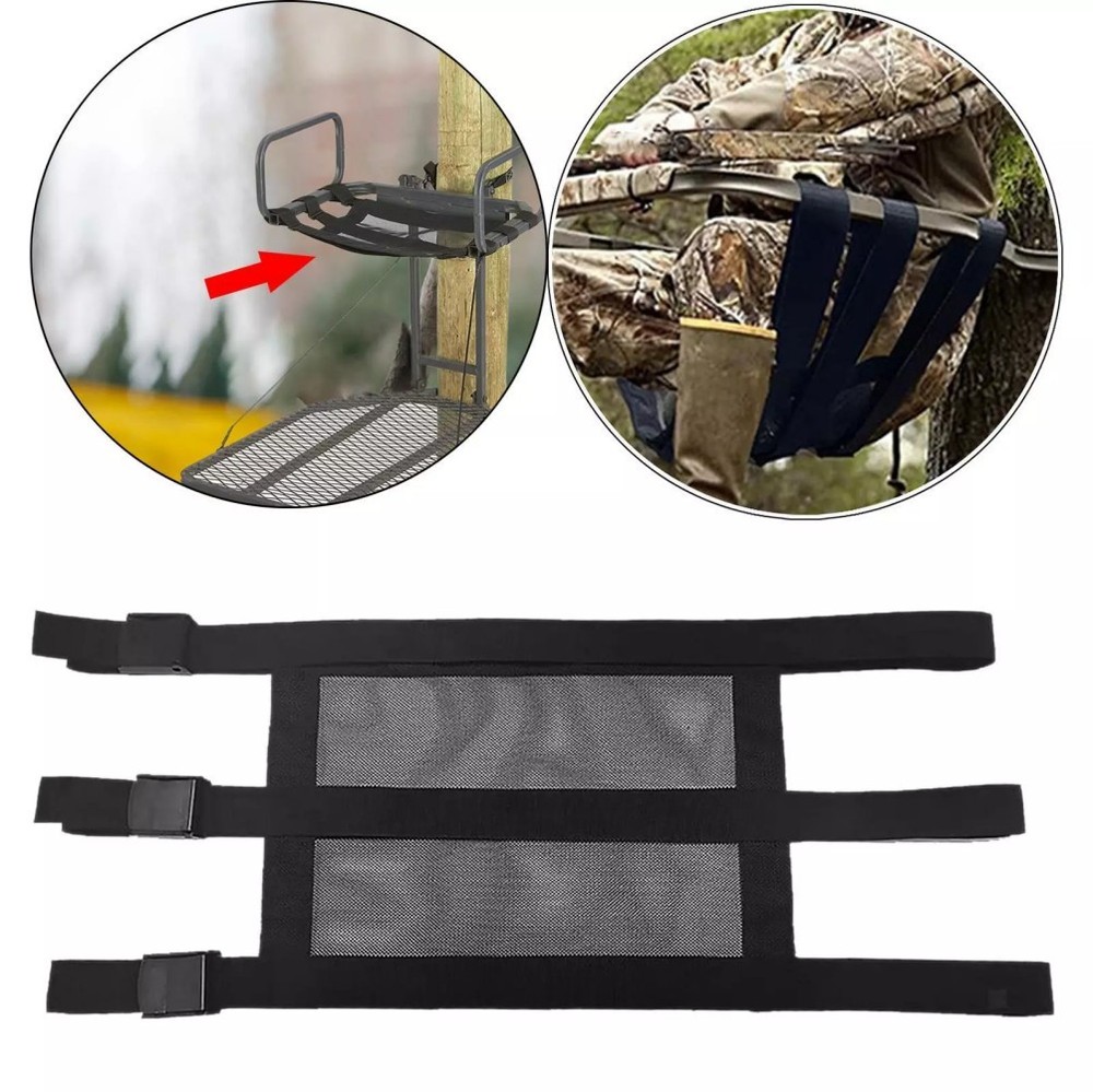 Universal Fitting Tree Stand Seat Replacement, Ladder Stand Seat, Adjustable for