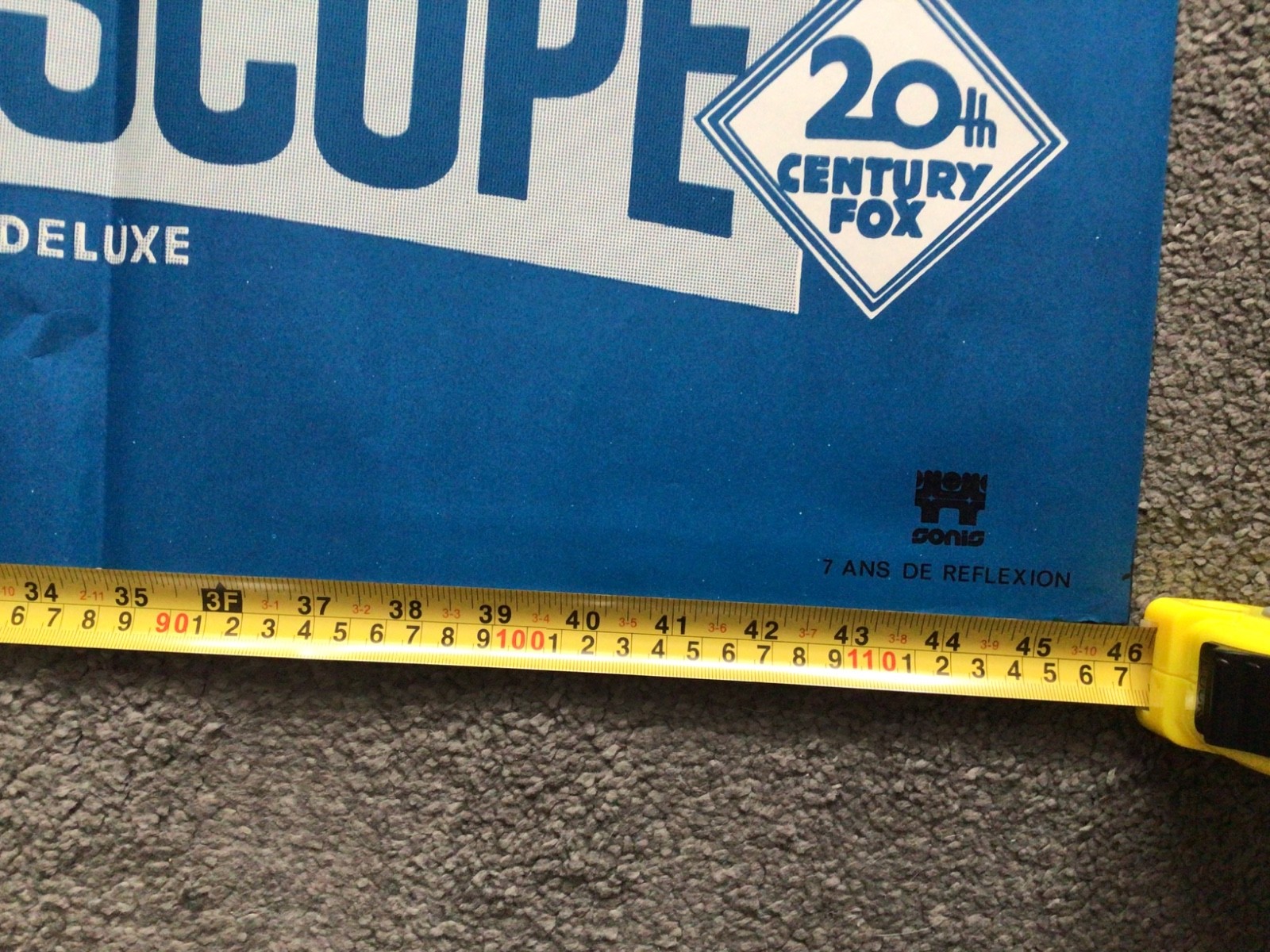 Marilyn Monroe 7 Year Itch original French movie poster in Mint condition