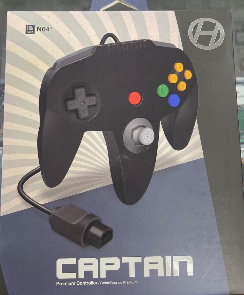 Hyperkin Captain Premium Controller For N64 - Black
