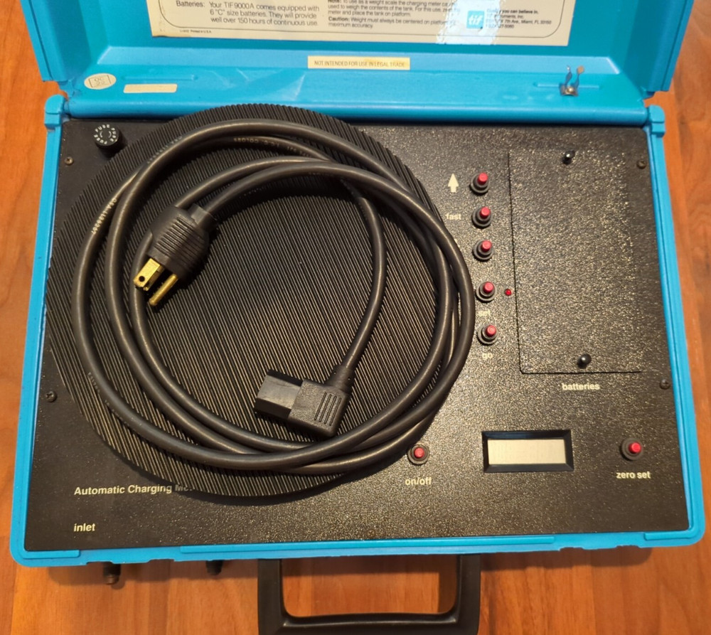 Tif 9000A  Automatic AC Refrigerant Scale & Charger. Programmable