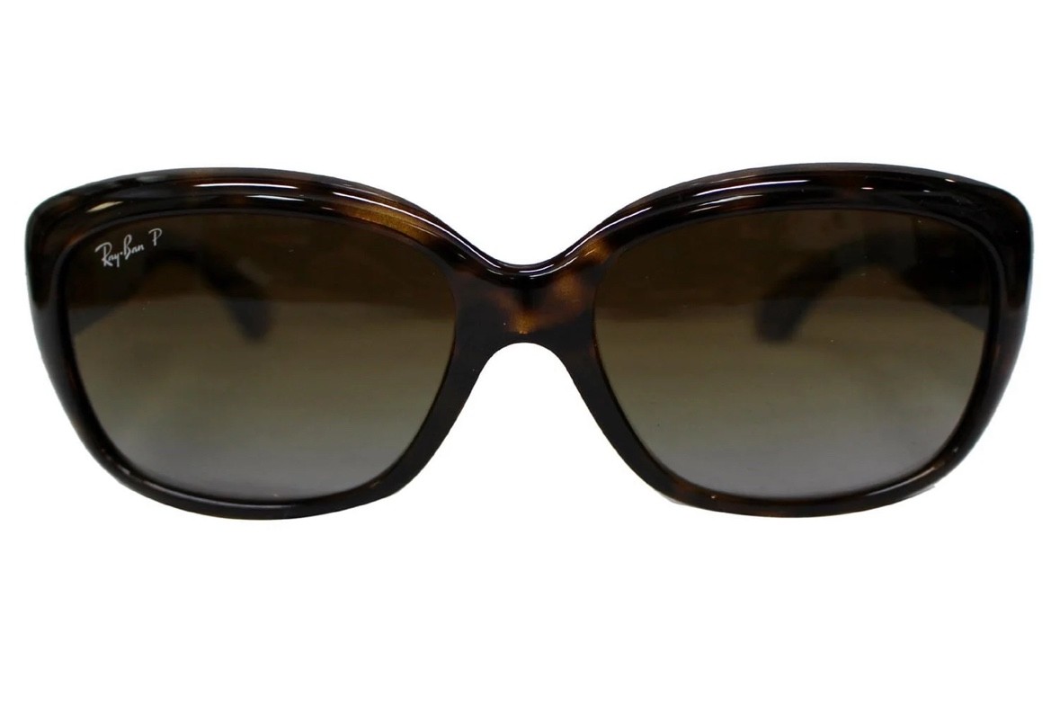 Ray-Ban Jackie Ohh Tortoise Brown Gradient Polarized Lens RB4101 58mm sunglasses