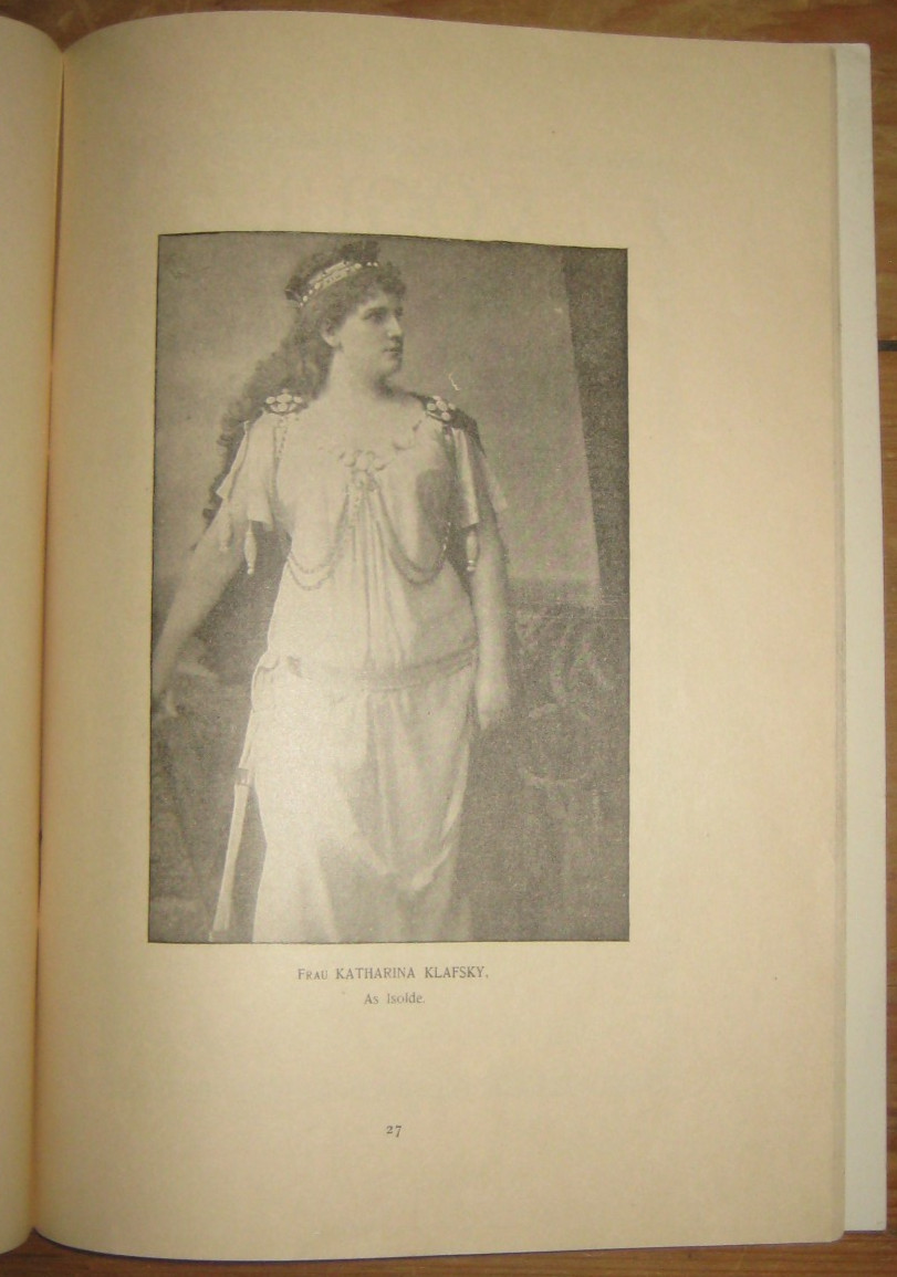 Souvenir Season Of Wagner Opera In German 1895-96, by Damrosch Opera Co.