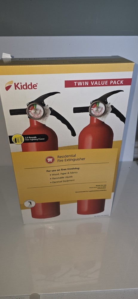 Kidde 2.5 lb Fire Extinguisher (2 Pack)