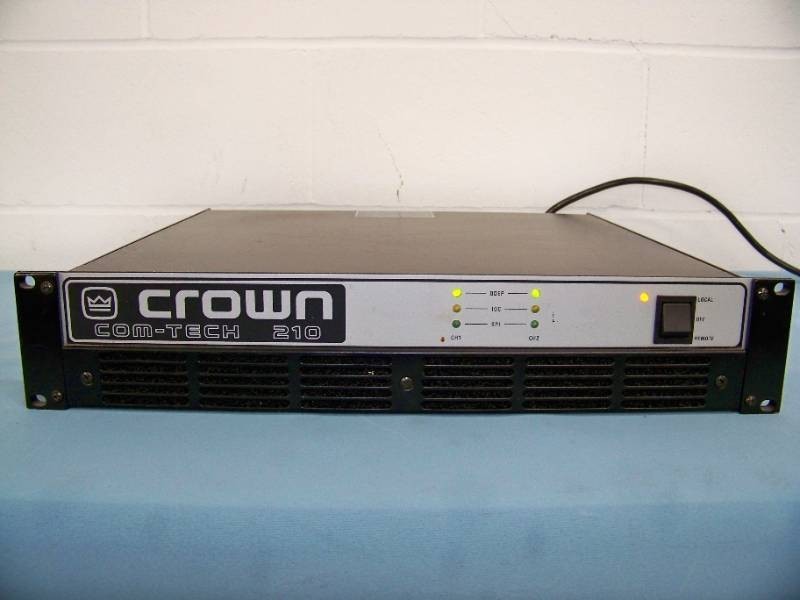 Crown Com-Tech 210 2-Channel Professional Amplifier