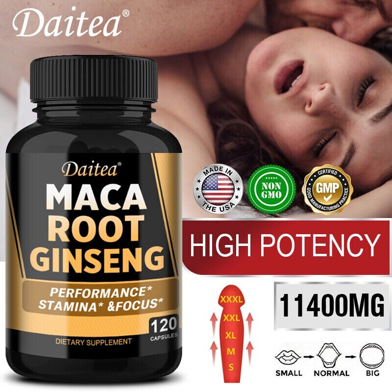 Maca Root Ginseng - Male Enhancement - Increase Size, Performance, Stamina