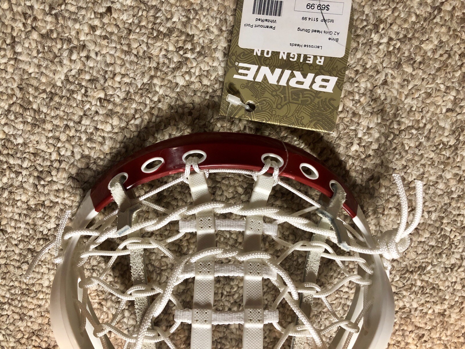 New Womens Lacrosse Stick Brine A2 Amonte 2 Head No Shaft Reverse Color Edition