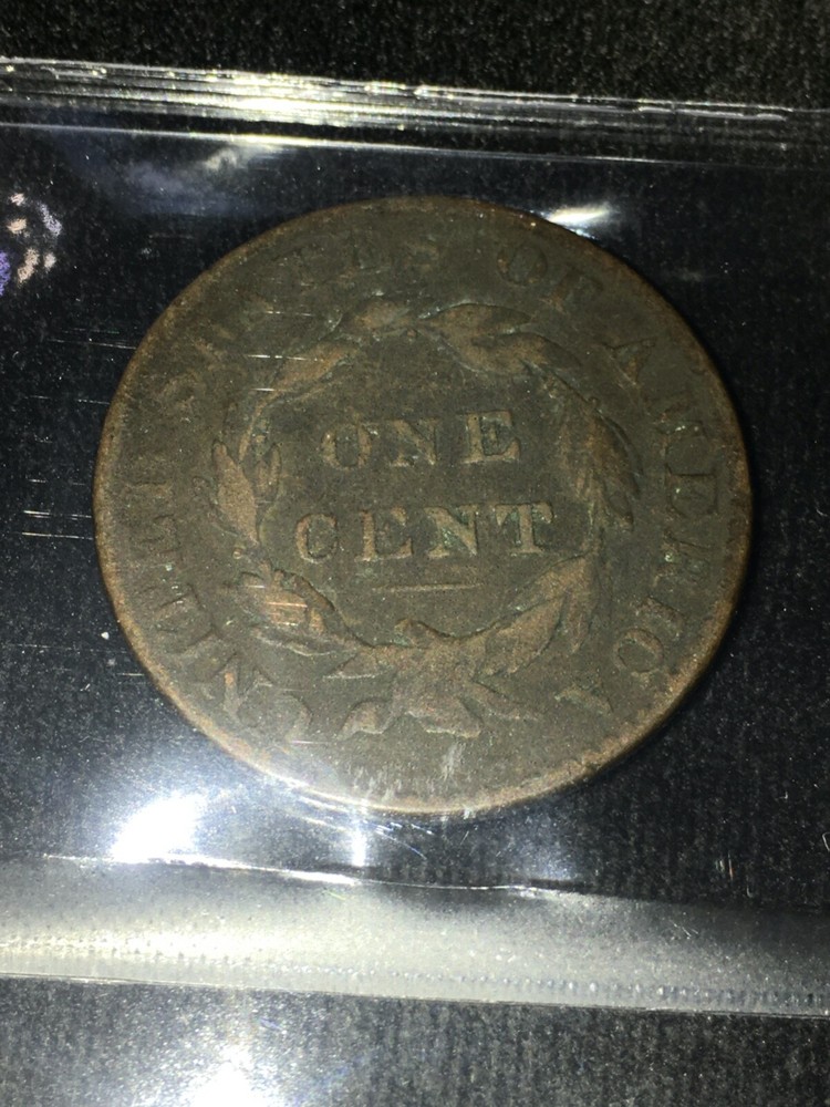 1822 USA, Liberty Head, Large One Cent.