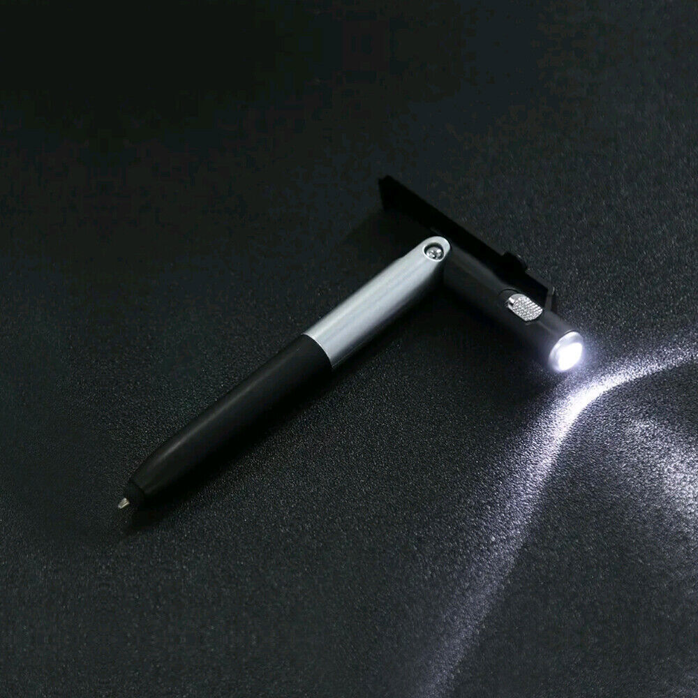 4 in 1 Multi-functional LED Light Screen Stylus Touch Ballpoint Pen Folding