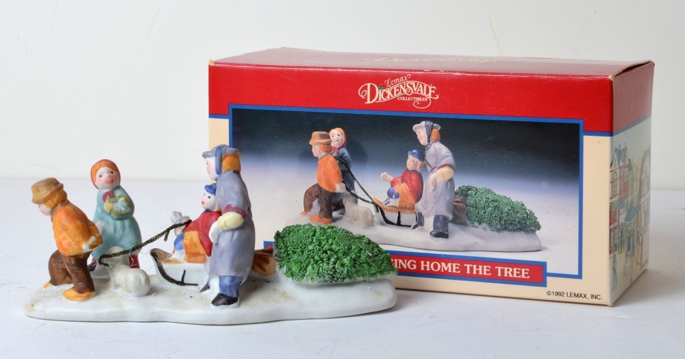 Dickensvale Porcelain Bringing Home The Tree