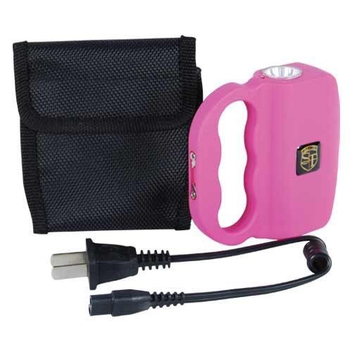 Talon Stun Gun Flashlight 75 million Volt Self Home Defense PINK