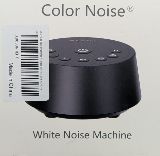 Hushing White Noise Machine – Sound Machine with Night Light & Timer