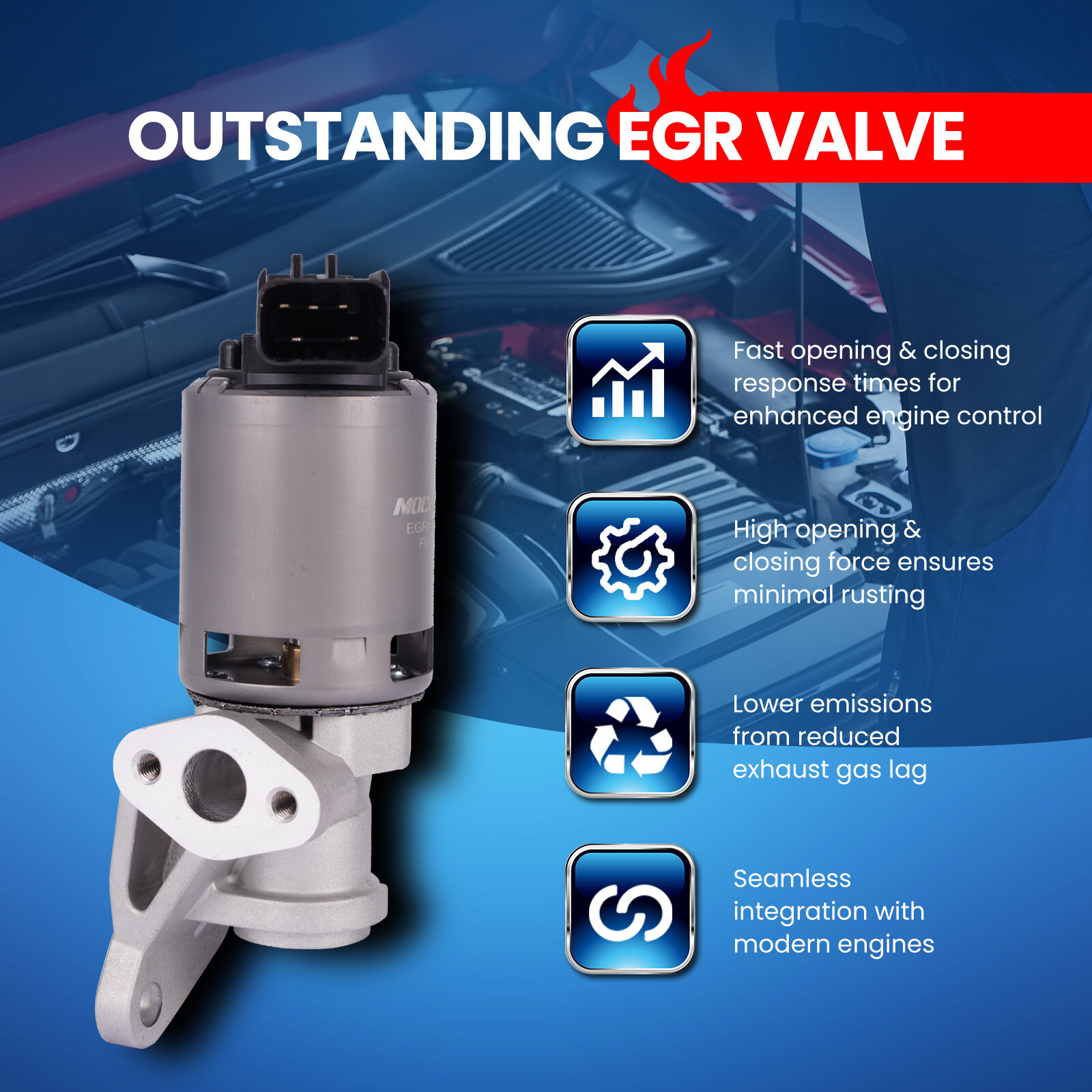 EGR Valve for 03-10 Chrysler Aspen 300 Dodge Ram Magnum Durango Charger 5.7L