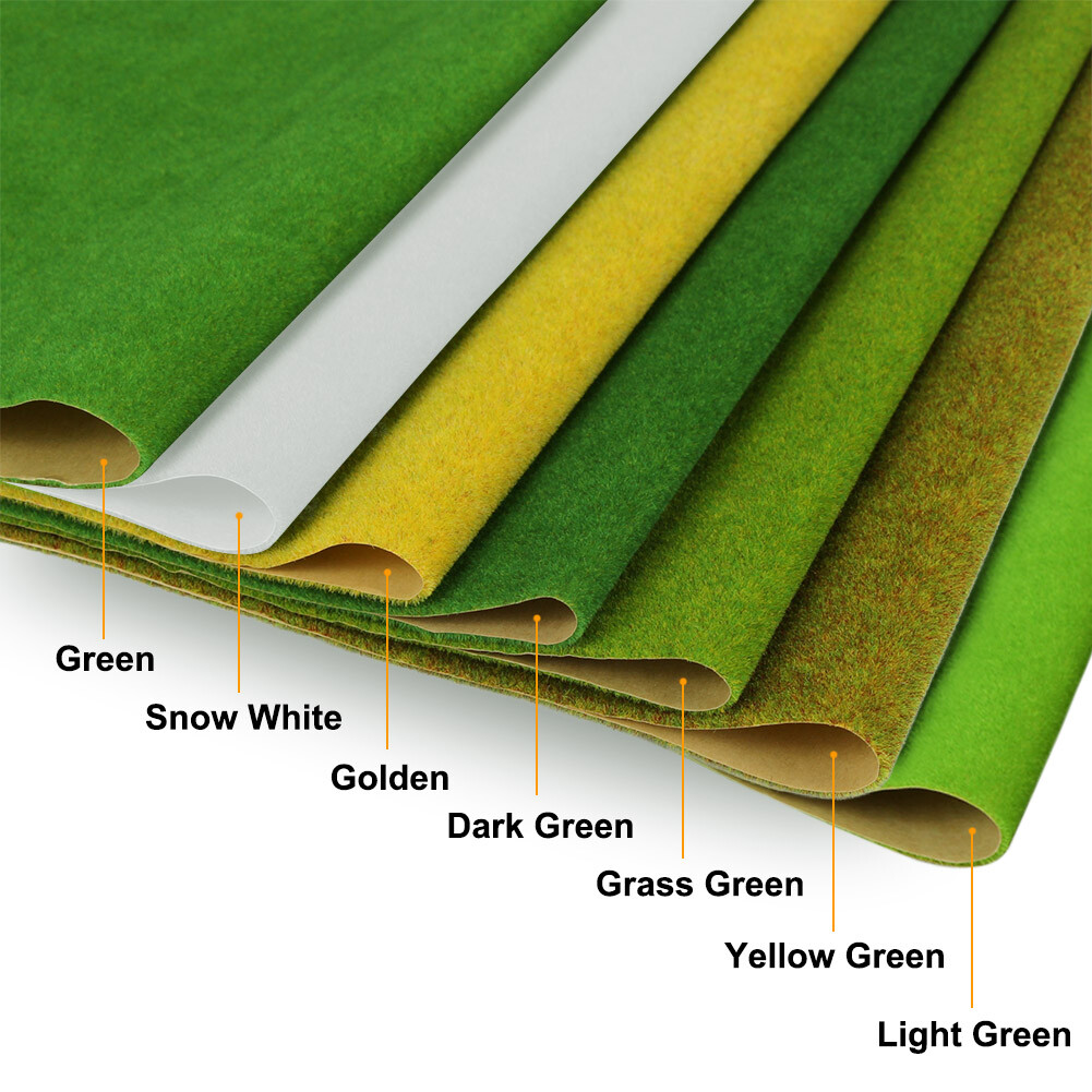 0.4mX1m Grass Mat Grass Green Artificial Lawn Carpet Model Architectural Layout