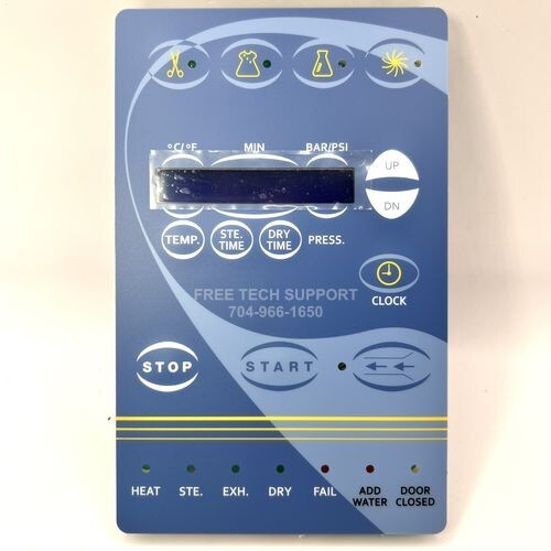 Tuttnauer EZ9 RPI LCD DISPLAY ASSEMBLY with PREDG board BLUE TUA159