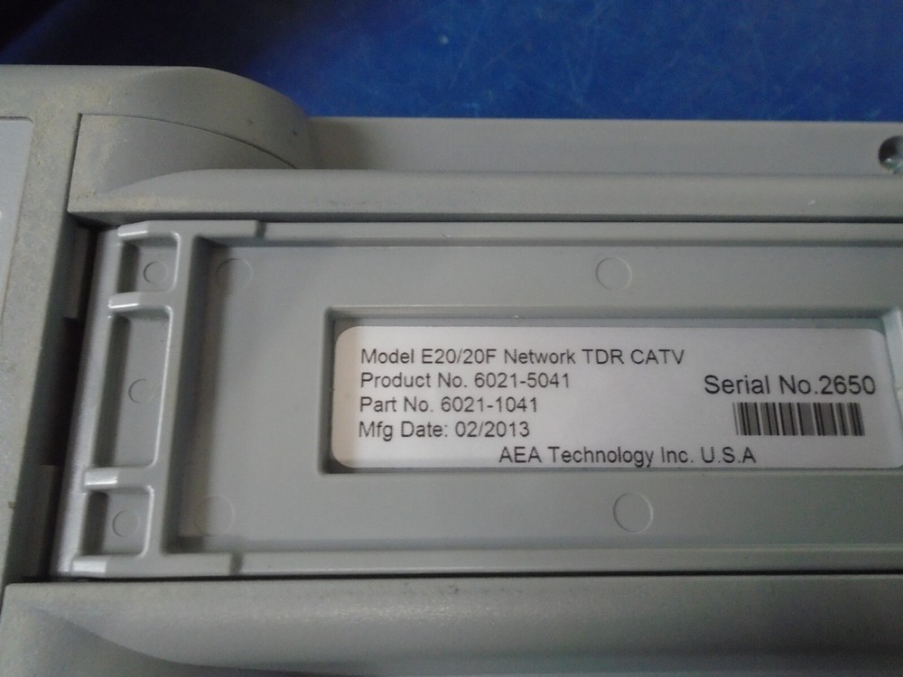 AEA E20/20 TDR tester E20/20F Network TDR CATV