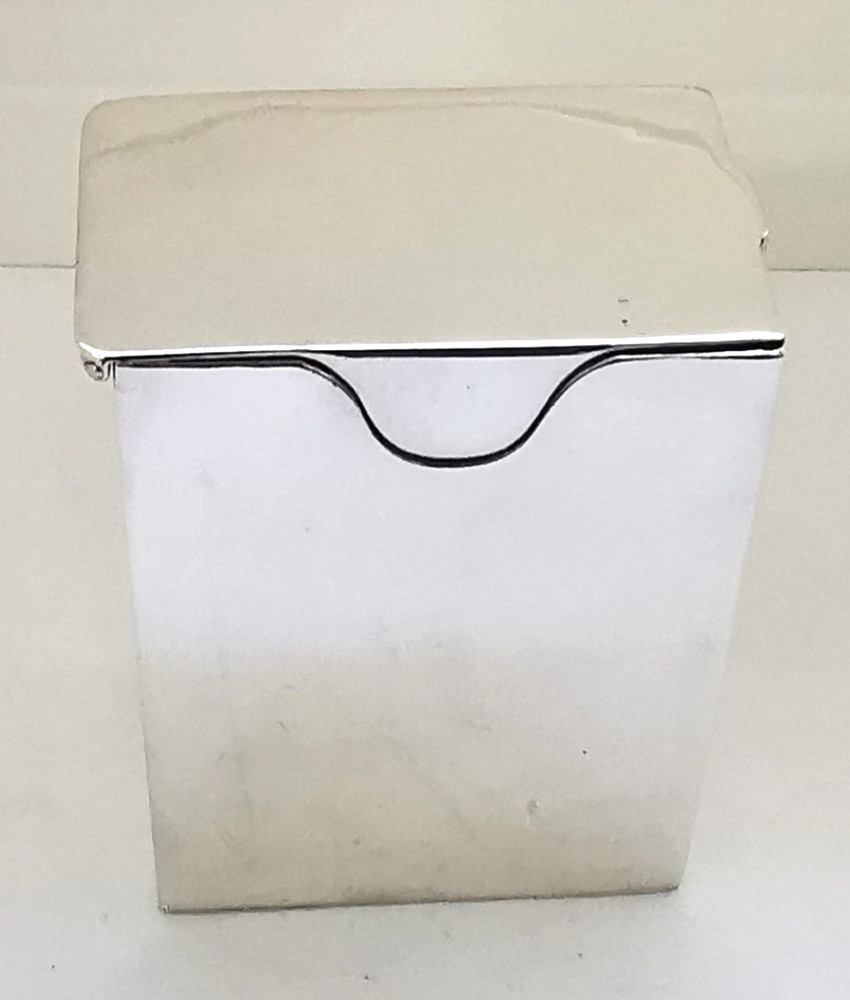 Fine Victorian Solid Silver Playing Cards Box - Birm. 1900