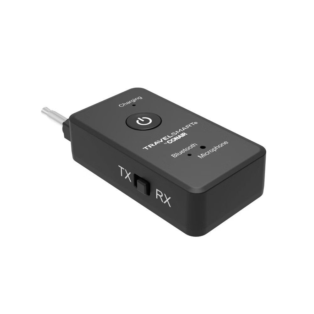 Travel Smart Wireless Headphone Bluetooth Adapter - Black