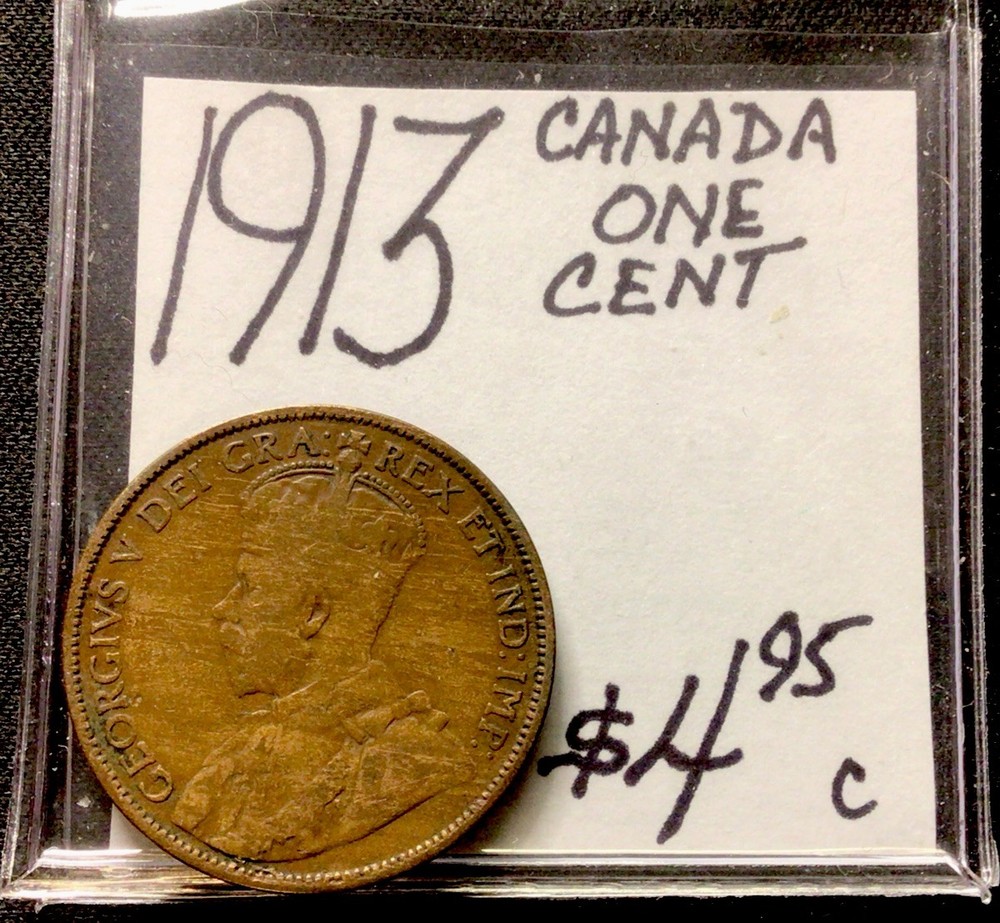 1913 Canada 1 Cent! ENN Coins