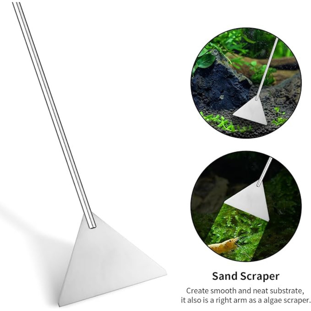 Aquascaping Aquarium Tools Kit 4Pcs Tweezers Scissors Algae Scraper