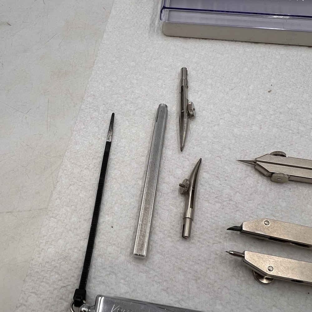 STAEDTLER MARS QUICKBOW National Kern Compass Drafting tools lot (case broken)
