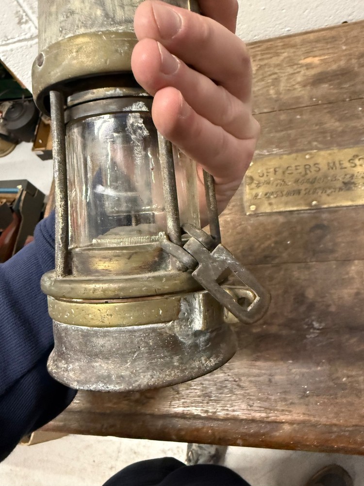 TALL OLD MINERS LAMP - HAYDOCK