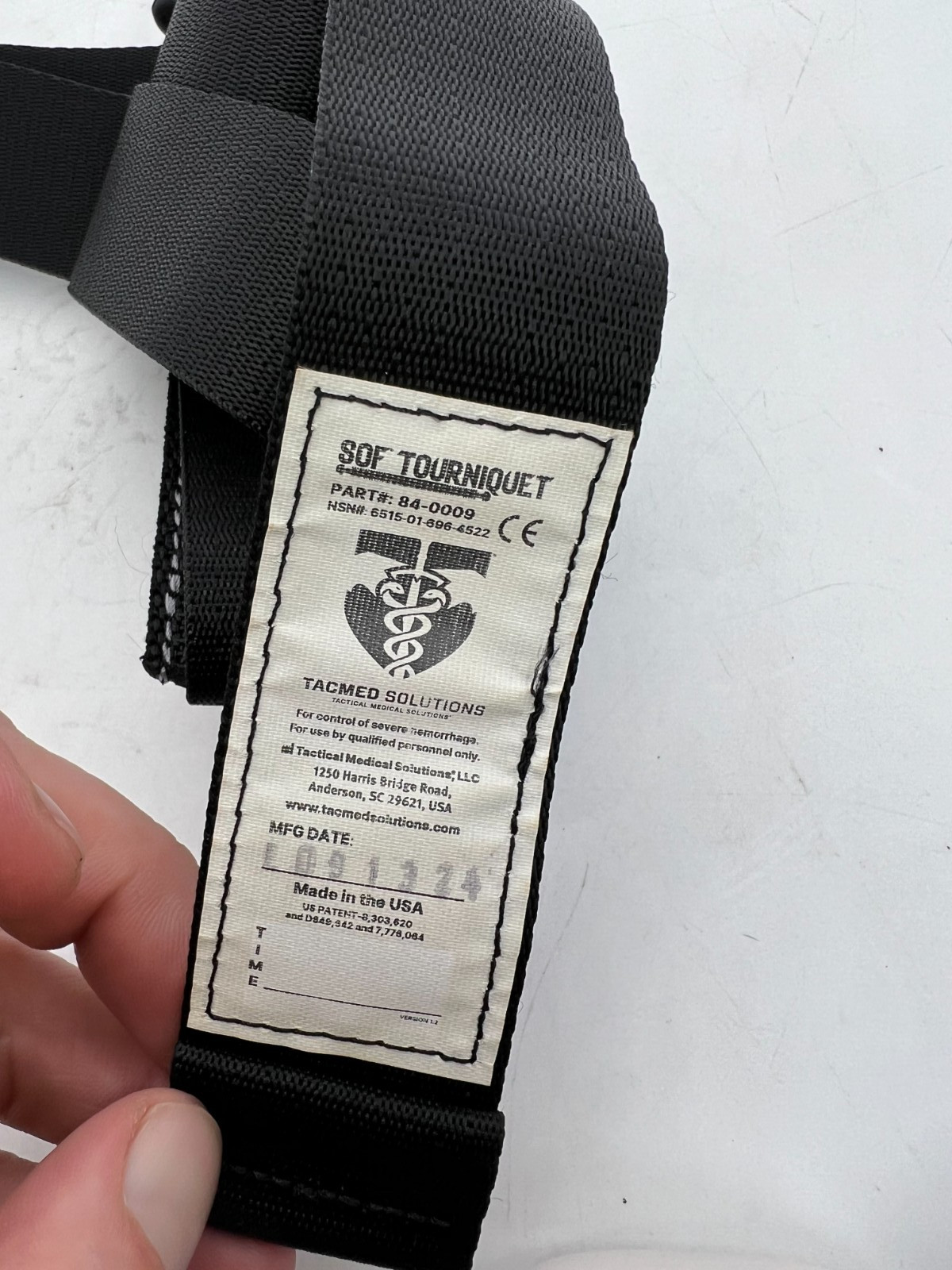 NEW Tacmed Solutions SOF Tactical Tourniquet 84-0009 Black Gen 4