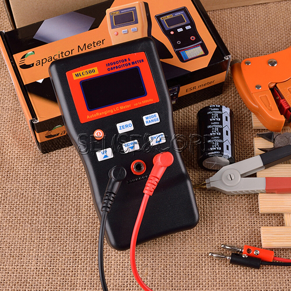 MLC500 High Precision Digital Car Range Capacitance Inductance Meter Anti-Burn-