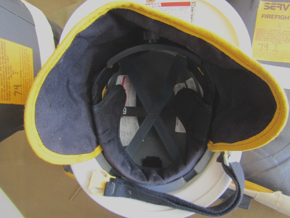 Cairns Paramedic Helmet & Servus Fire Boots used